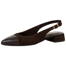 TAMARIS Damen Sling Pump mit Blockabsatz, braun, 40 EU - 40 EU