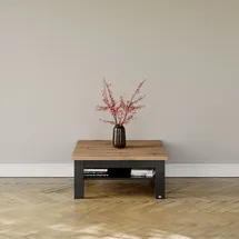 Set One by Musterring Couchtisch York Dekor Graphit / Eiche