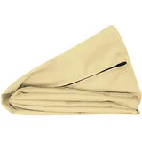 POKAR Bezüge für Palettenkissen Wasserabweisend Palettenauflagen Palettenmöbel Palettensofa, Rückenlehne 120x40, Beige