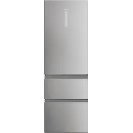 Haier HTW5618DNMG 3D 60 Serie 5 Kühl-Gefrierkombination (360 l, 1850 mm hoch, Inox)