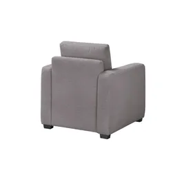 bobb Relaxsessel Lisa de Luxe Mikrofaser 85 x 90 x 93 cm Grau
