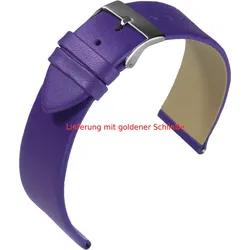 Eulit Kalb- / Rindleder glatt Nappa 18mm" E50341618561" - lila