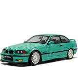 Solido BMW M3 E36 Coupé – 1:18 Modellauto in Mintgrün, Präzises Die-Cast Sammlermodell, Hochwertige Verarbeitung und authentische Details
