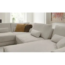 Lounge Collection Wohnlandschaft Chenille 3-Sitzer Beige