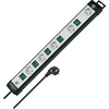 Premium-Line Technik mit Schalter [5x], 5-fach, 3m, schwarz/grau (1951550600)