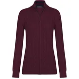 Felix Hardy Strickjacke mit Zopfmuster Bordeaux S