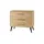 Pinio Kommode Retro ¦ holzfarben ¦ Maße (cm): B: 52,4 H: 92,2