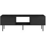 Möbel Kraft Lowboard schwarz ¦ Maße (cm): B: 130 H: 47