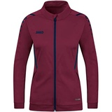 Damen Polyesterjacke Maroon/Marine 44