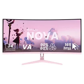 Arozzi Nova 34" Curved WQHD 165 Hz