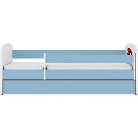 raumhirsch furniture Kinderbett Raumhirsch 80 x 180 cm Holzwerkstoff blau