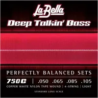 LA BELLA Bass 750C White Nylon 050/105 (Gitarre), Saiten