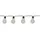 MARELIDA LED-Lichterkette Jutta 225 cm Transparent