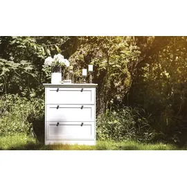 Intertrade Schubladenkommode 80 x 90 x 45 cm Weiß