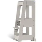 tiSsi Lernturm Felix Buche massiv 100 cm grau