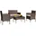 Hti-Living Maceira Set 4-tlg. Braun