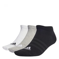 adidas Unisex Kinder Socken T Spw Low 3P, Medium Grey Heather/White/Black, IC1337, KXXL