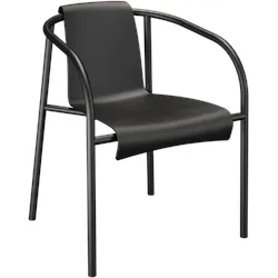 HOUE NAMI Gartenstuhl mit Armlehne Stahlgestell - Black