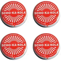Scho-ka-kola Zartbitterschokolade 4er-Set 100 g
