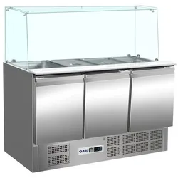 KBS Gastrotechnik KBS Saladette gerader Glasaufbau KBS 904