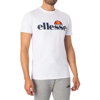 Ellesse Prado Tee T Shirt, Weiß, XL