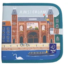 Kreidemalbuch Set mit 4 Kreiden Amsterdam