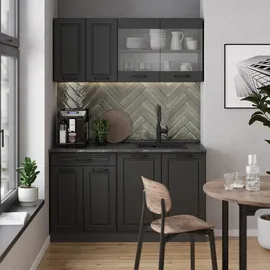 Vicco Küchenzeile R-Line 140 cm Anthrazit