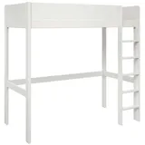 OTTO home Hochbett TIPO 90 x 200 cm Kiefer massiv lackiert weiß