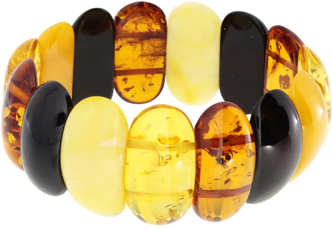 Armband OSTSEE-SCHMUCK "Ostsee-Schmuck Armband Lissa Armband Lissa", braun, Armbänder, Damen, 19cm, Bernstein