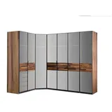 JV Möbel Eckschrank 184 x 220 x 276 cm Braun