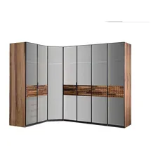 JV Möbel Eckschrank 184 x 220 x 276 cm Braun