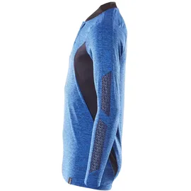 Mascot Polo-Shirt, mit COOLMAX® PRO, Langarm L azurblau/schwarzblau