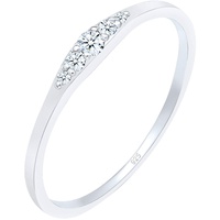 Elli DIAMORE Ring Damen Verlobungsring mit Diamant (0.09 ct) 925 Silber
