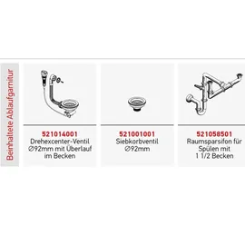 PYRAMIS Alazia 100 x 50 cm 1 1/2B 1D beige + Excenterbetätigung