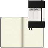 Leuchtturm Notizbuch A6, gepunktet, 93 Blatt, schwarz,