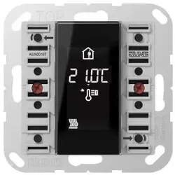 Jung A5292D1ST KNX Raumcontroller-Modul, 2fach, F50, Secure, Serie AS/A