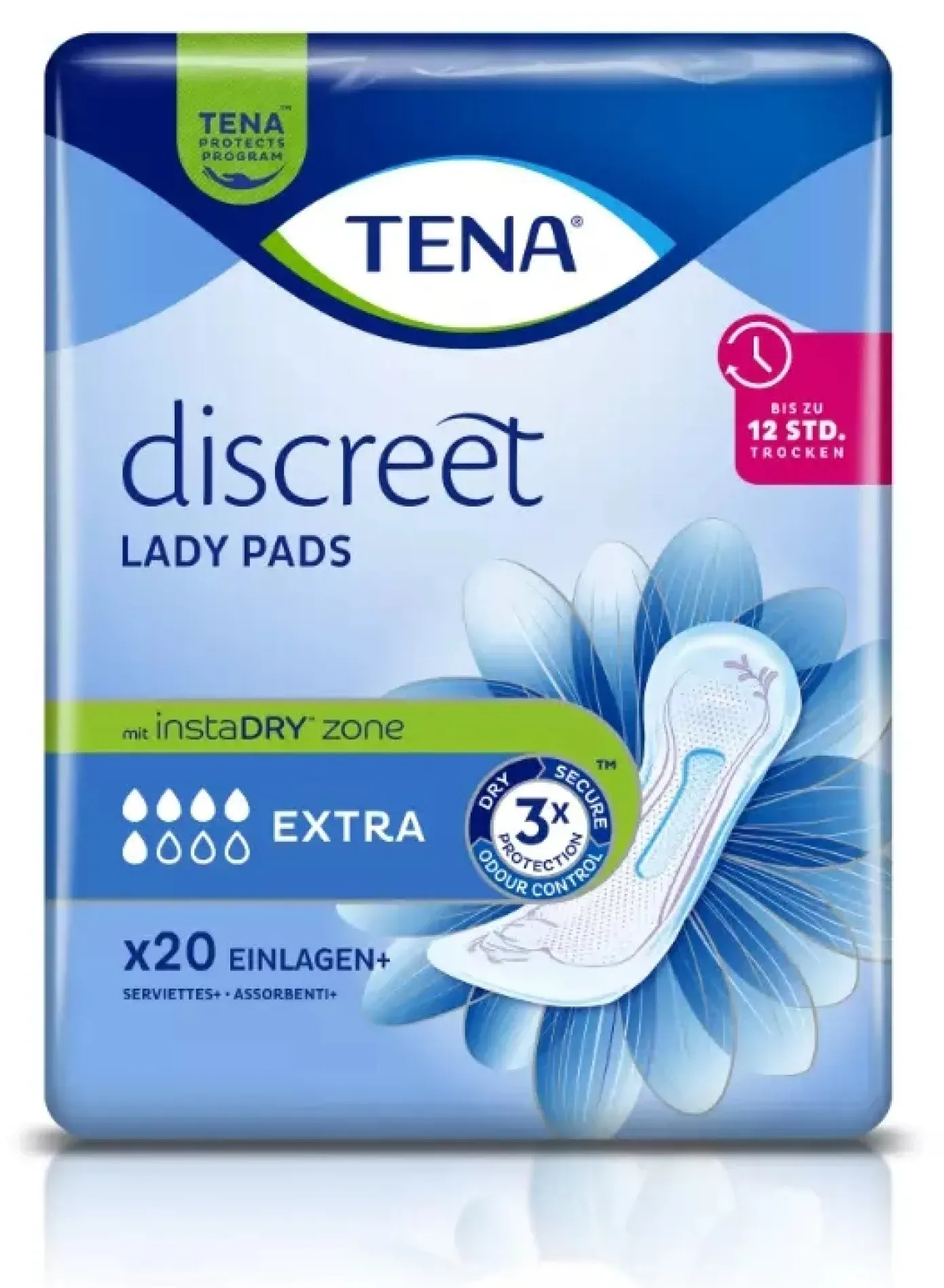 TENA LADY Discreet Einlagen extra 20 ST
