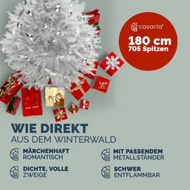 CASARIA CASARIA® Weihnachtsbaum Weiß