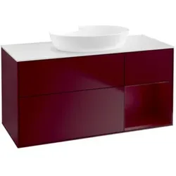 V&B Waschtischunterschrank Finion 120cm, Pl wh. m, Reg Peo m Lac, Peo m