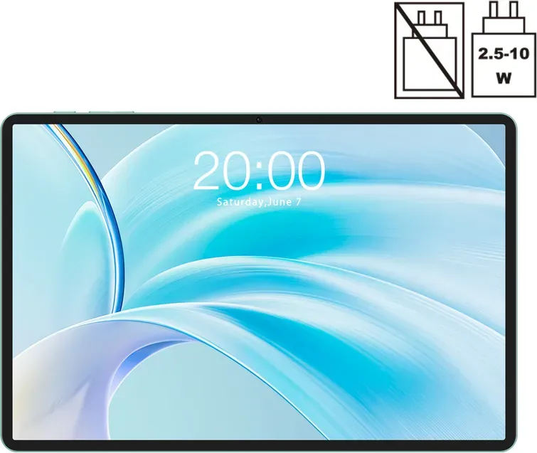 Teclast P50 Tablet 11 Zoll, 90Hz Bildschirmaktualisierungsrate, Android 15, 8GB RAM + 128GB ROM, Dual SIM 4G LTE + 5GWiFi, 2.0GHz Octa-Core, 7000mAh / GPS / Widevine L1 / OTG / Typ-C / 3.5MM /2025