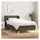 vidaXL Boxspringbett 100 x 200 cm Dunkelbraun