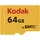 Kodak Ultra 64GB MicroSD Speicherkarte, Highspeed, Microsdxc, inkl SD-Adapter, UHS-I, U3, A1, V30, bis 95 MB/Sek