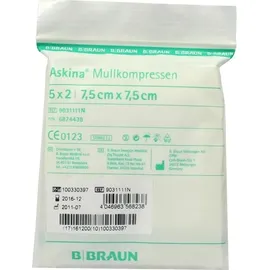 B. Braun Mullkompressen 7,5 x 7,5 cm 10 St.