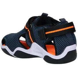 GEOX Wader Sandalen Navy / Orange Fluo 30