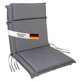 Albatros Hochlehner Auflage 99 x 45 x 5 cm anthrazit 4-tlg.