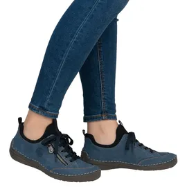Rieker Slip On Sneaker Damen Blau 37