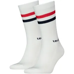 Levis Unisex Sportsocken  Regular Cut Sport Stripe 2er Pack