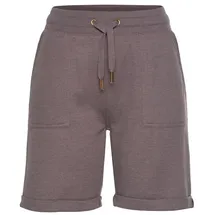 bench. loungewear Bermudas Damen mauve-meliert Gr.32/34