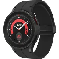 Samsung Galaxy Watch 5 Pro 4G 45 mm Titaniumgehäuse schwarz Fluoroelastomerarmband schwarz M/L