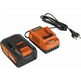 Powerplus Dual Power Akku- und Ladegerät-Set 20 V 2 Stück